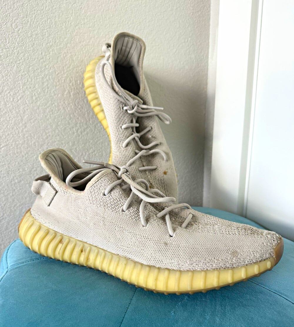 Adidas Yeezy Boost 350 v2 Low Top Lace Up Men's Sesame Beige Sneakers Men’s 13